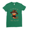 nightmare on kitty street Ladies Fitted T-Shirt
