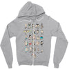 shakespeare a z Zipper Hoodie