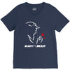 beauty and the beast V-Neck Tee