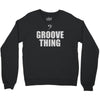 bass it's a groove thing Crewneck Sweatshirt