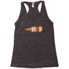 quadruple dip towe Racerback Tank