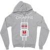 chappie robot movie logo Zipper Hoodie