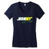 mommy eat veg Women's V-Neck T-Shirt