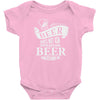 beer does not ask questions Baby Onesie