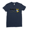 Daddy to Bee Baby Boy Ladies Fitted T-Shirt