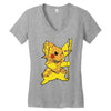 pikacu Women's V-Neck T-Shirt