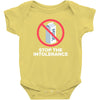 stop the intolerance Baby Bodysuit