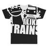 i like trains All Over Men's T-shirt