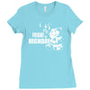 ted friday is highday  film fuuny Ladies Fitted T-Shirt