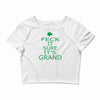 keep calm ireland Crop Top