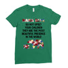mama bear message Ladies Fitted T-Shirt