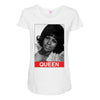 Aretha Franklin Queen Maternity Scoop Neck T-shirt