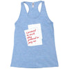 i pretend to work they pretend to pay me Racerback Tank