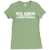 evil genius cleverly disguised Ladies Fitted T-Shirt