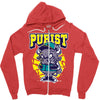 angry bull Zipper Hoodie