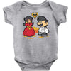 paper burgers Baby Onesie