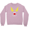 reindeer face novelty christmas Crewneck Sweatshirt