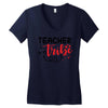 teacher tribe Women's V-Neck T-Shirt