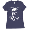 clown es nerd retro horror fun Ladies Fitted T-Shirt