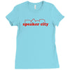 speaker city Ladies Fitted T-Shirt