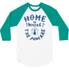 home is where the paws are 3/4 Sleeve Shirt