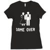 game over Ladies Fitted T-Shirt
