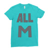 deku all m t shirt hero academia Ladies Fitted T-Shirt