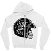 hi girl... ride with me! Zipper Hoodie