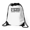 m62 highway to hull Drawstring Bags