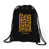 fun maze Drawstring Bags
