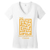 fun maze Women's V-Neck T-Shirt