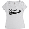sunday funday Women's Triblend Scoop T-shirt