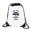 stay wild Drawstring Bags