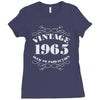 gift boxed vintage 1965 50th birthday Ladies Fitted T-Shirt