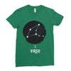 Virgo Zodiac Sign Minimal Design Ladies Fitted T-Shirt