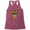pizza skull Racerback Tank