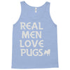 real men love pugs Tank Top