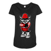 coach bird Maternity Scoop Neck T-shirt