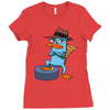 perry agent p Ladies Fitted T-Shirt