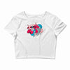 rhino splat Crop Top