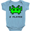 arcade player 2 Baby Bodysuit