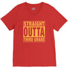 straight outta third grade V-Neck Tee