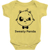 sweaty panda Baby Bodysuit