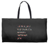 I miss you my heart is empaty wİthout you Weekender Totes