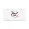floral baby girl License Plate