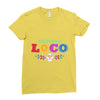 loco coco skul Ladies Fitted T-Shirt