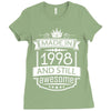 Made In 1998 And Still Awesome Ladies Fitted T-Shirt
