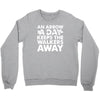 an arrow a day zombie dary Crewneck Sweatshirt