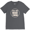 real men make twins V-Neck Tee