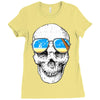 skull holiday Ladies Fitted T-Shirt